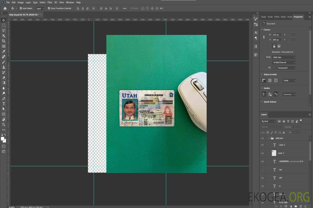 USA Utah DL photolook AVANT template